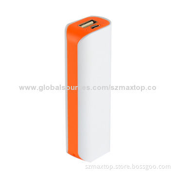 Elegant and fashionable design power bank, works for branded cellphones